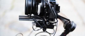 NP Lomography petzval 55 focus coupled mood mounted on gimbal 011